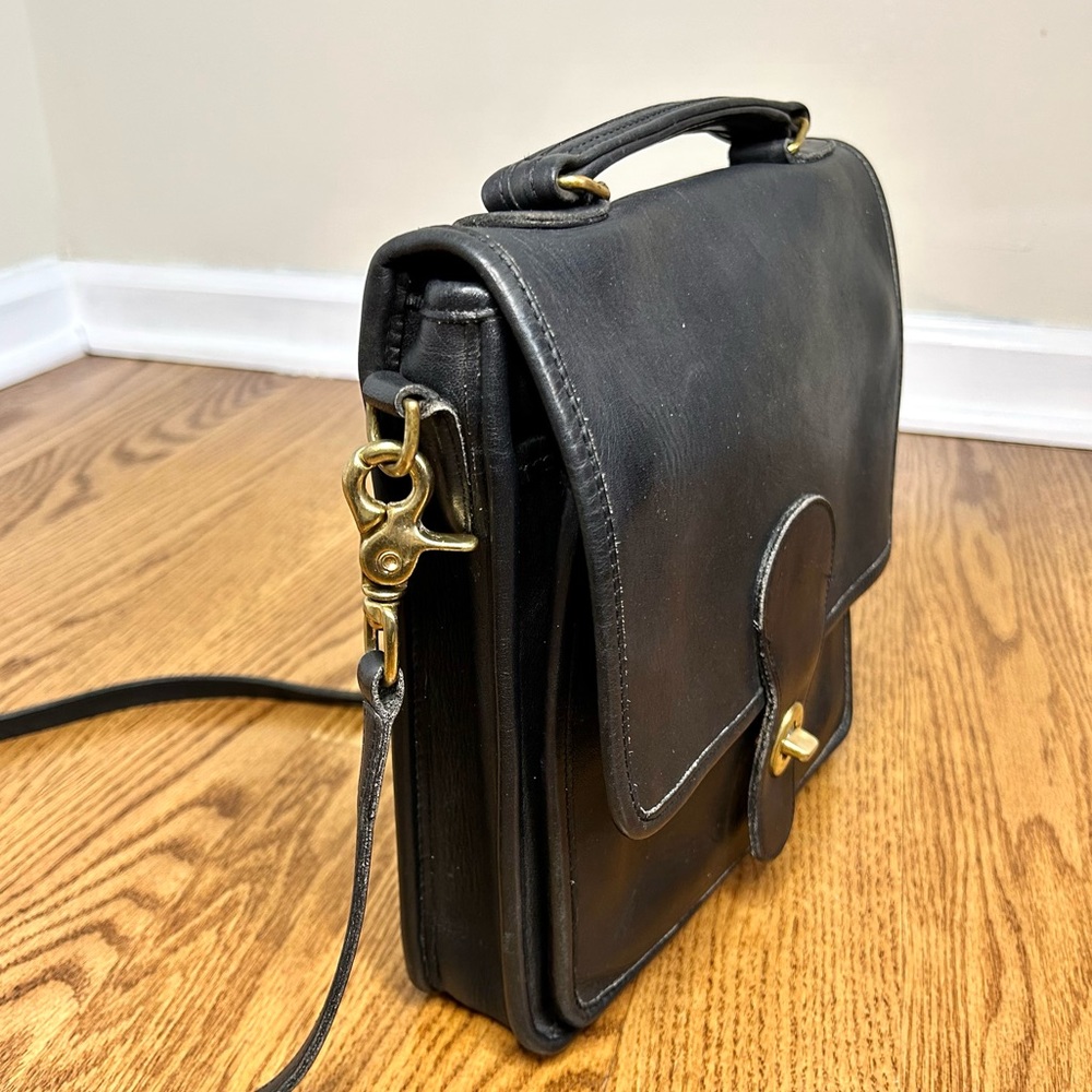 FINAL DISCOUNT* Coach Vintage Top Handle Leather Station Bag - Picture 9 of 13